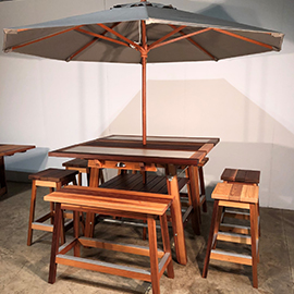 Brewhaus Table w/ Umbrella
