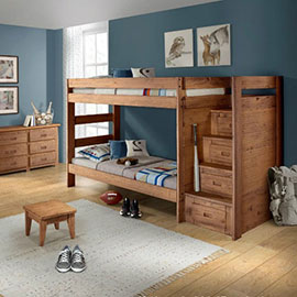 Twin Reversible Staircase Bunk Bed